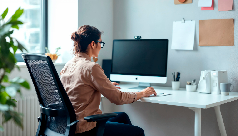Ergonomiška kėdė padedanti sumažinti spaudimą uodegikauliui