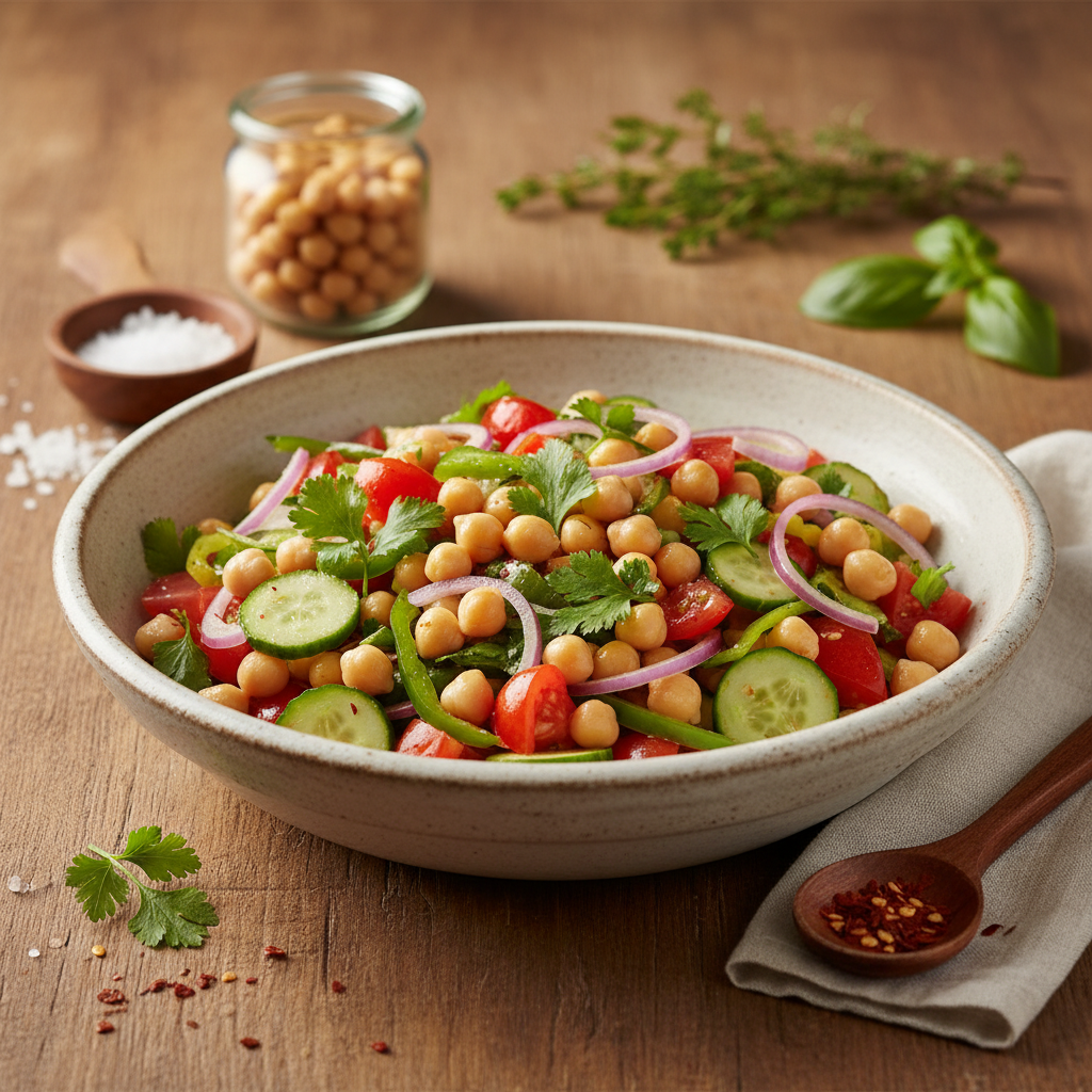 Gaivios ir maistingos salotos su avinžirniais: greitas receptas kasdienai