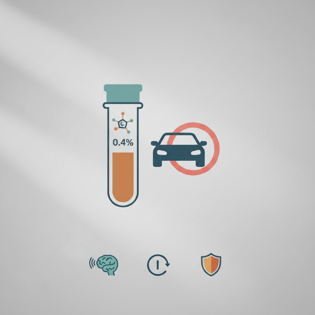 Kiek yra 0,4 promilės ir ką tai reiškia vairuotojams?