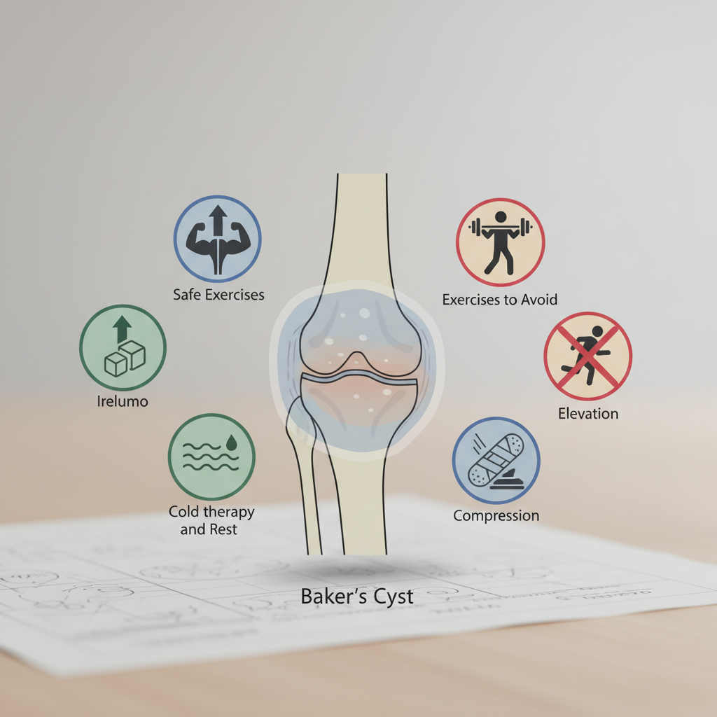 Beikerio cista: kokie pratimai saugūs, o kurių vengti?