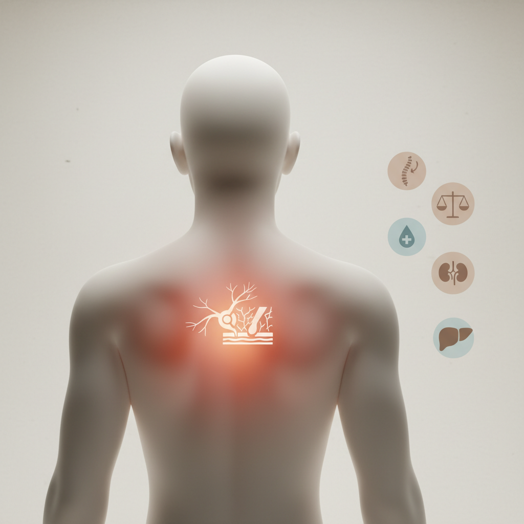 Niežti nugarą tarp menčių? Tai gali būti rimtos ligos ženklas