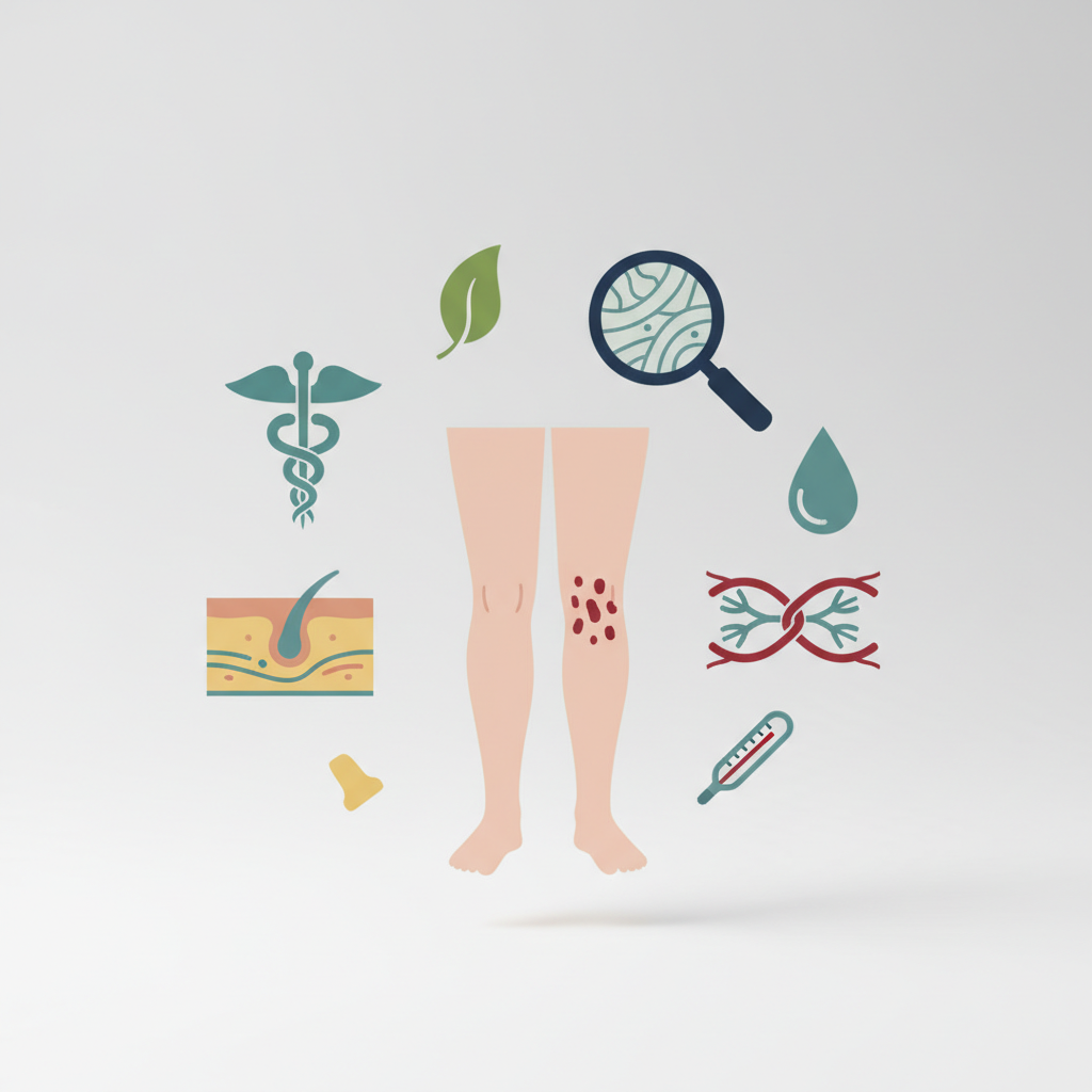 Raudonos dėmės ant kojų: kada tai – rimtos ligos ženklas?