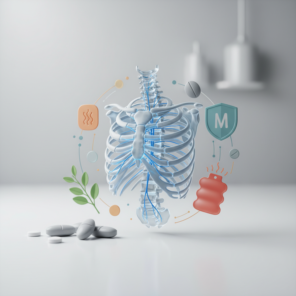 Skausmas krūtinėje: vaistai nuo tarpšonkaulinio uždegimo