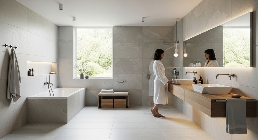 Vonios kambario atnaujinimas – kokias plyteles rekomenduoja specialistai