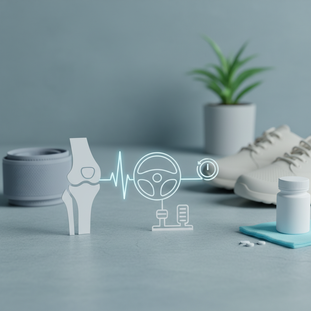 Kada galima vairuoti po menisko operacijos? Gydytojo atsakas