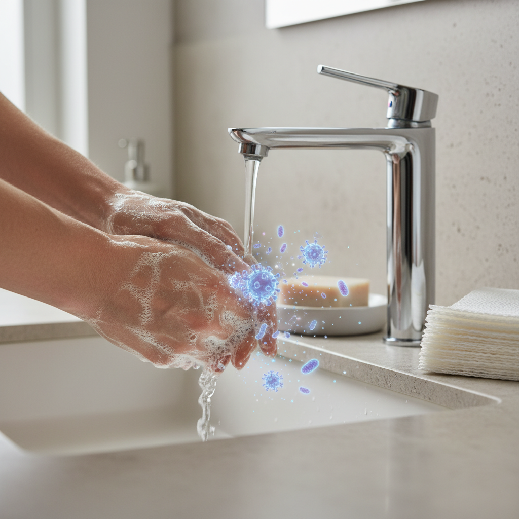 Kaip taisyklingai plauti rankas: dažniausia klaida