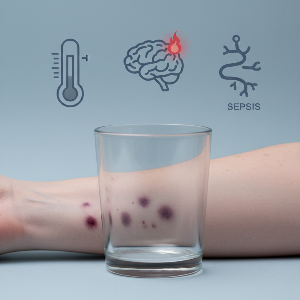 Meningokoko bėrimas: kaip atpažinti mirtiną pavojų laiku?