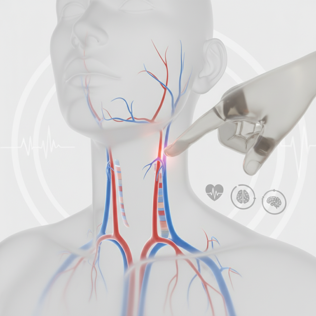 Miego arterija: kaip rasti ir teisingai užčiuopti pulsą