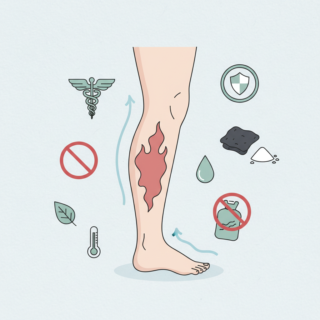 Rožė ant kojos: gydytojas įspėja apie pavojingas klaidas