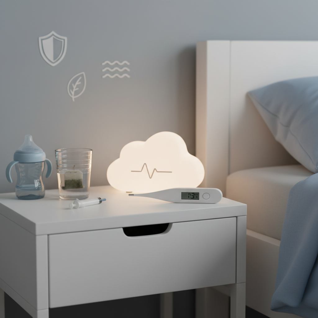 Vaikui kyla temperatūra vakare: ką daryti tėvams?