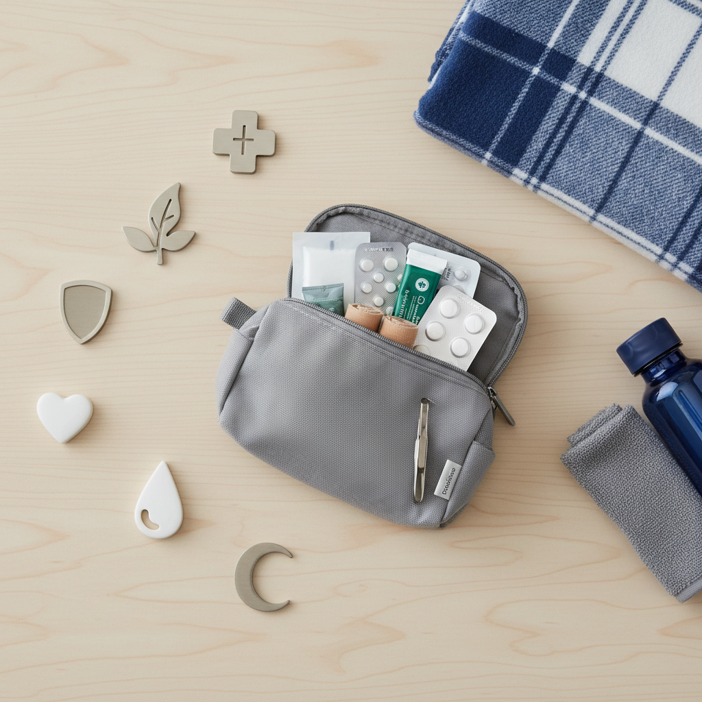 Kelioninė vaistinėlė vaikams: ką būtina turėti atostogose