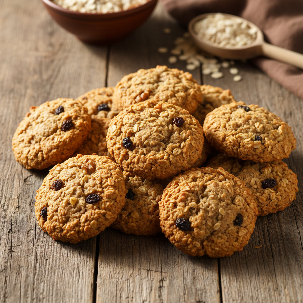 Sveikesni avižiniai sausainiai: receptas be pridėtinio cukraus