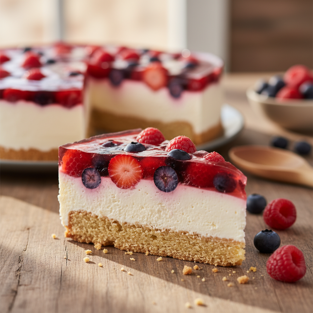Gaivus maskarponės tortas su želė: paruošite be vargo