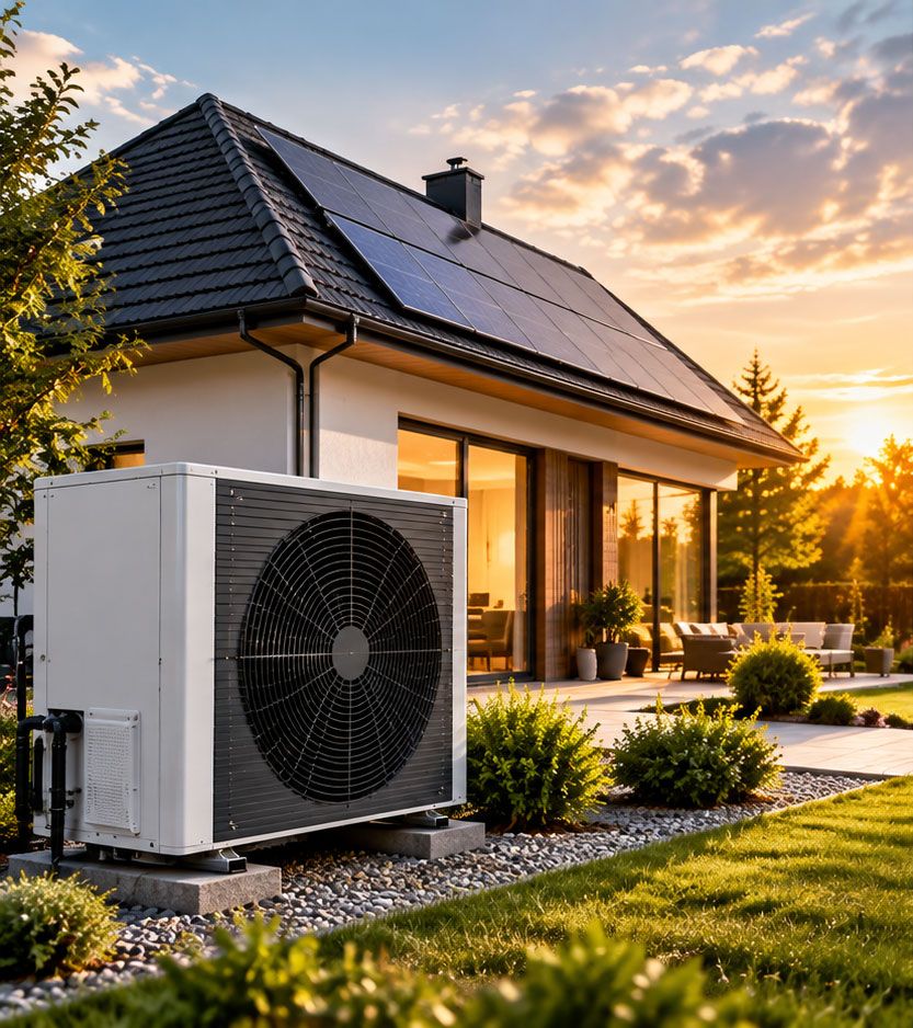 Šilumos siurblys ir saulės elektrinė: kaip maksimaliai sumažinti šildymo išlaidas?